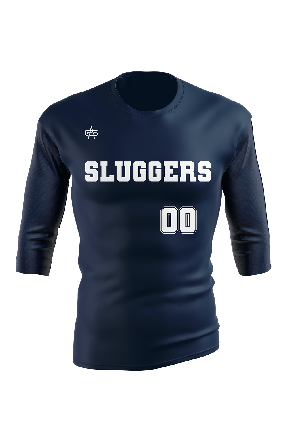 Sluggers Sublimated Performance 3/4 Sleeve Compression Top