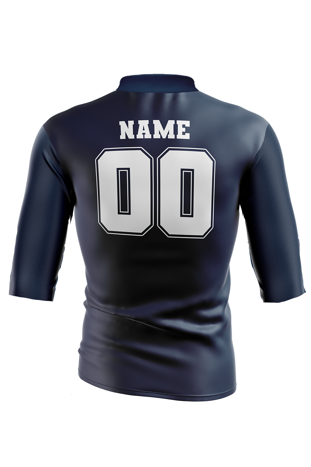 Sluggers Sublimated Performance 3/4 Sleeve Turtle Neck Compression Top