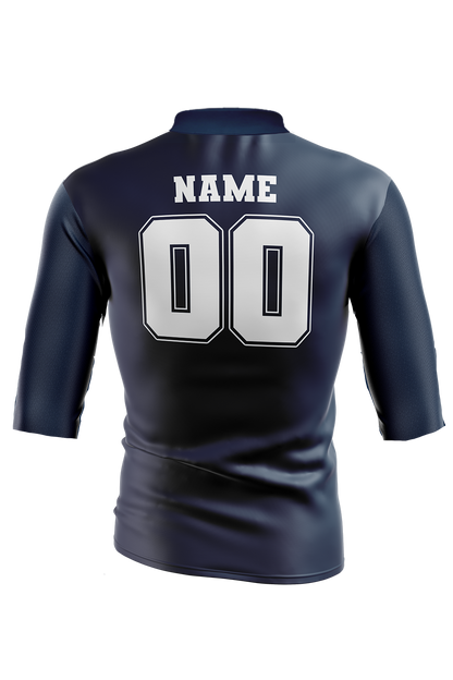 Sluggers Sublimated Performance 3/4 Sleeve Turtle Neck Compression Top