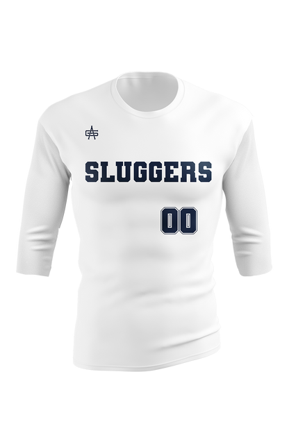 Sluggers Sublimated Performance 3/4 Sleeve Compression Top