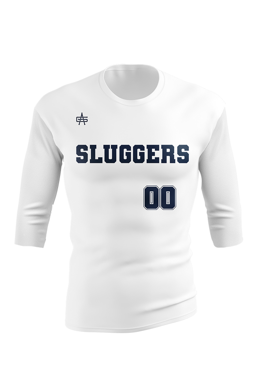 Sluggers Sublimated Performance 3/4 Sleeve Compression Top