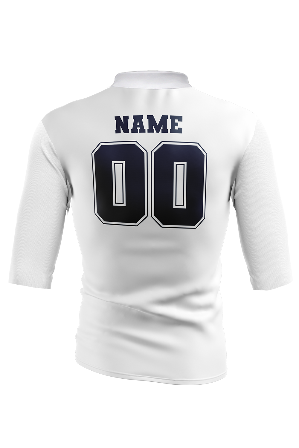 Sluggers Sublimated Performance 3/4 Sleeve Turtle Neck Compression Top