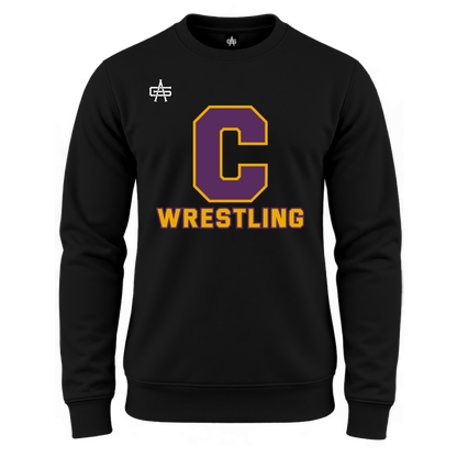 Caro Wrestling DTF Gutsy Maverick Essential Fleece Crew