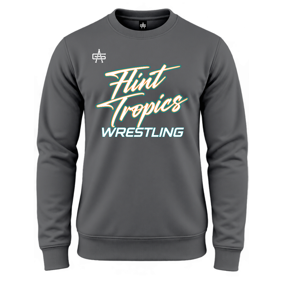 Flint Tropics Wrestling DTF Gutsy Maverick Essential Fleece Crew