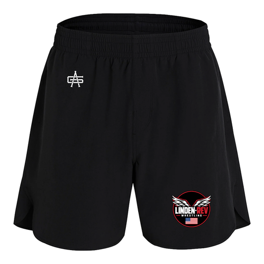 Linden Rev Wrestling DTF Gutsy Maverick 7" Shorts