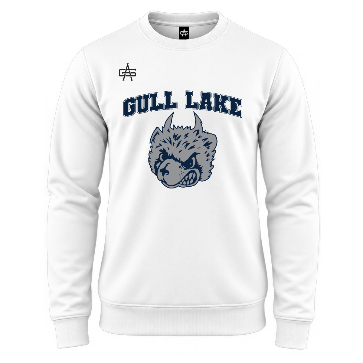 Gull Lake Wrestling DTF Gutsy Maverick Essential Fleece Crew - Animal Logo