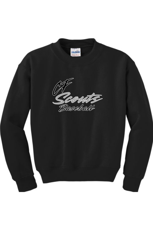 CF Scouts Baseball DTF Youth Heavy Blend Crewneck Sweatshirt