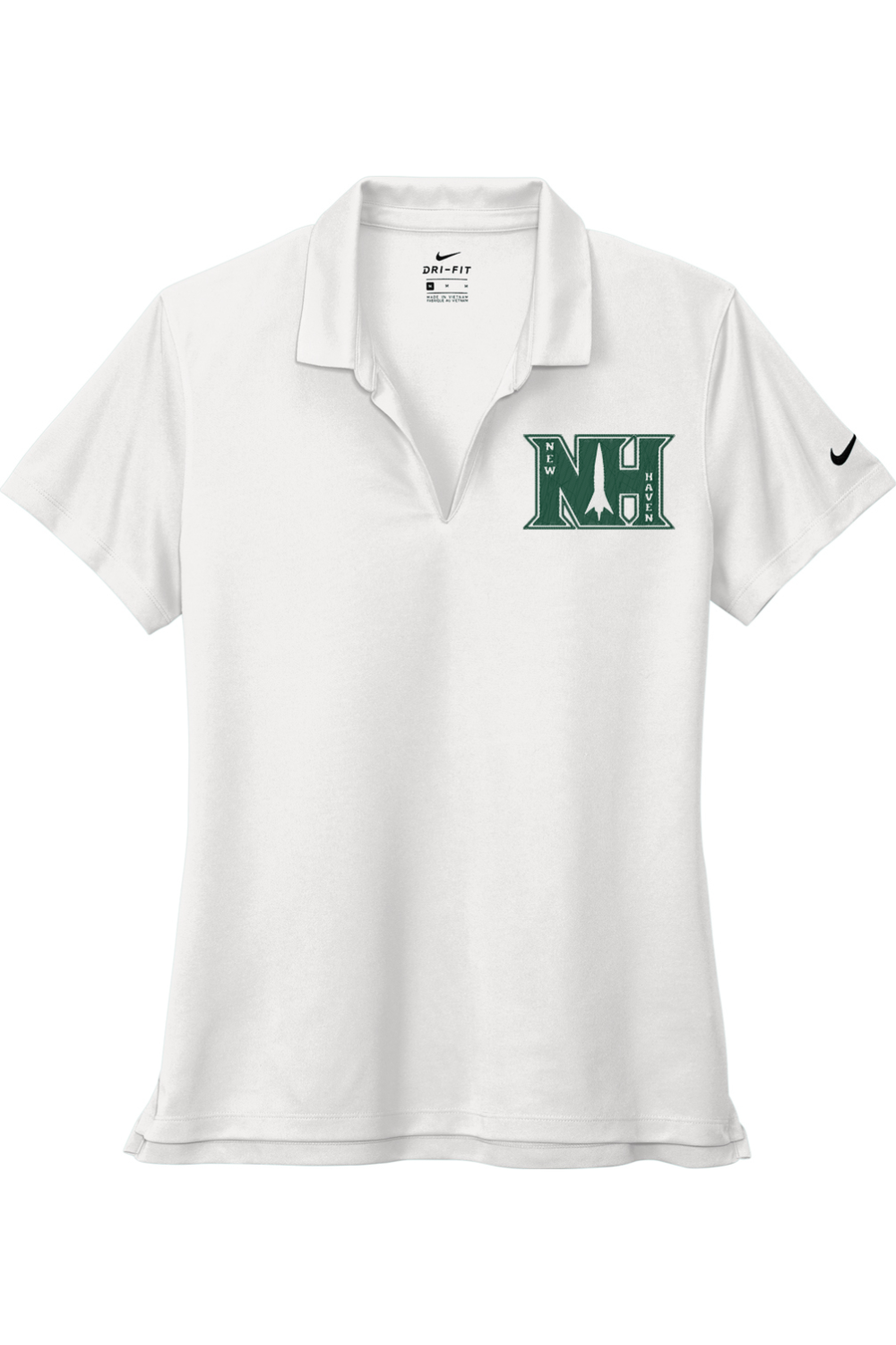New Haven Embroidered Nike Ladies Dri-FIT Micro Pique 2.0 Polo