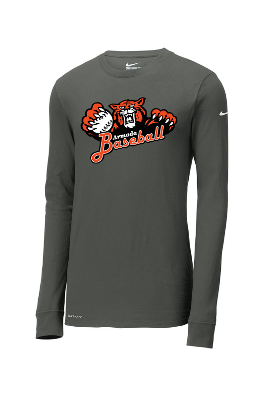 Armada Baseball Nike Dri-FIT Cotton/Poly Long Sleeve Tee