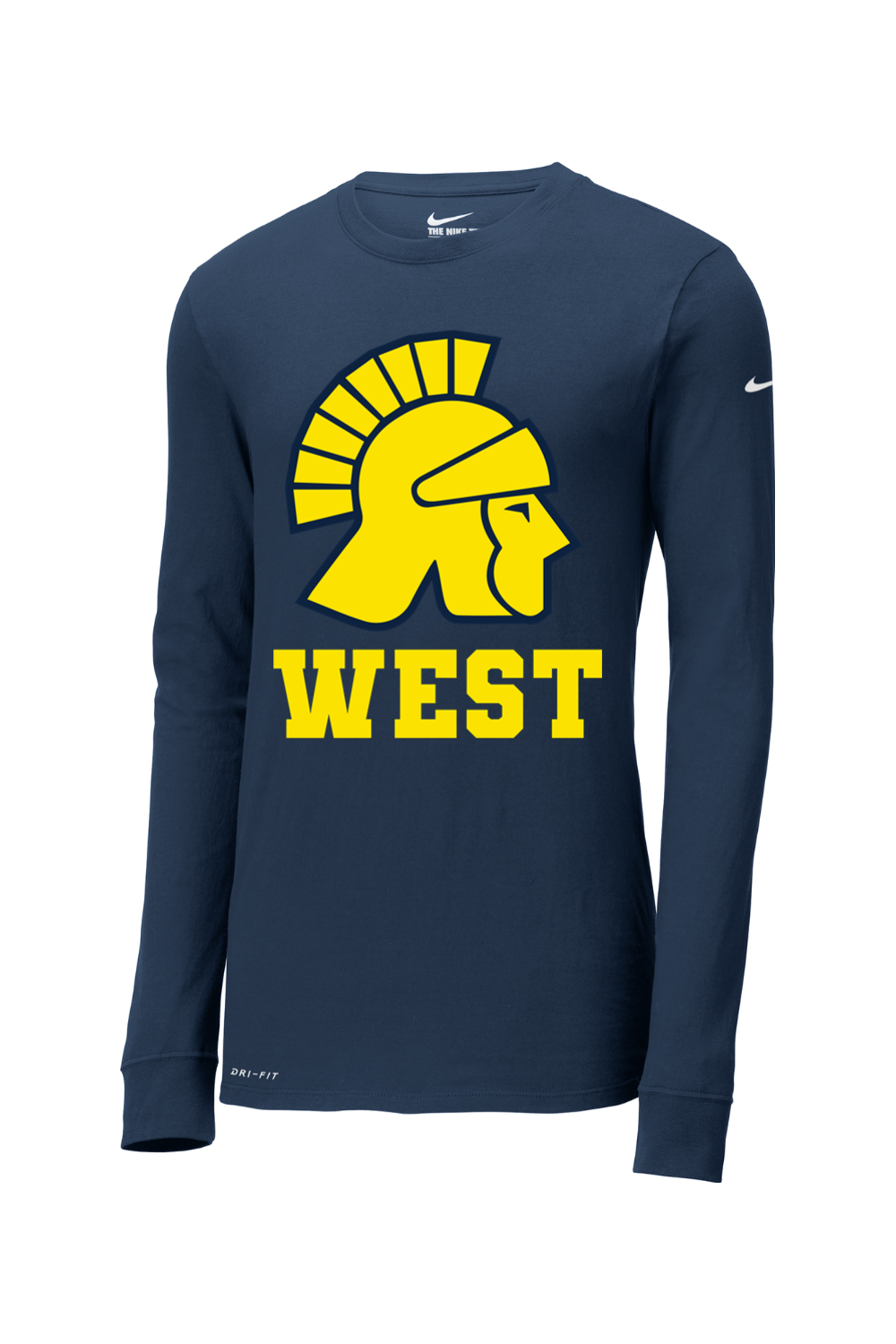 Wausau West Wrestling DTF Nike Dri-FIT Cotton/Poly Long Sleeve Tee