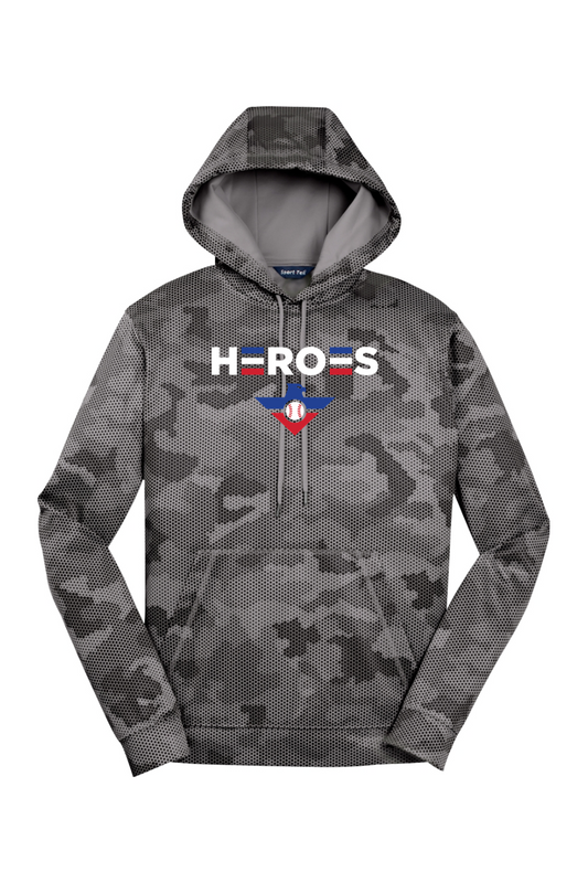 Hudson Valley Heroes Sport-Wick CamoHex Fleece Hooded Pullover