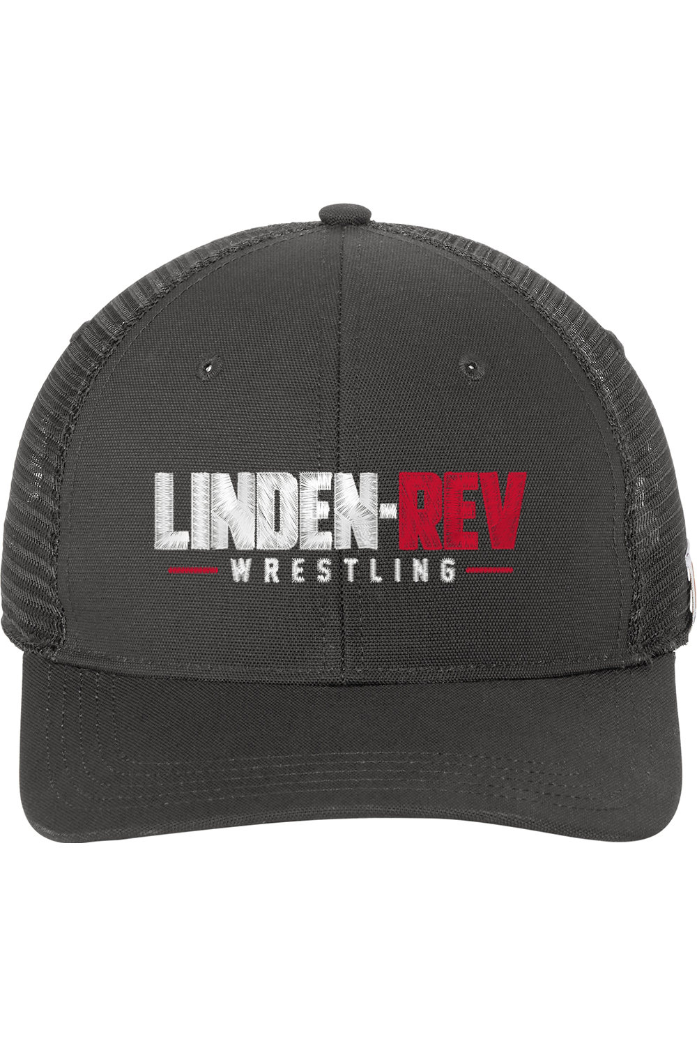 Linden Rev Wrestling Embroidered Carhartt Canvas Mesh Back Cap