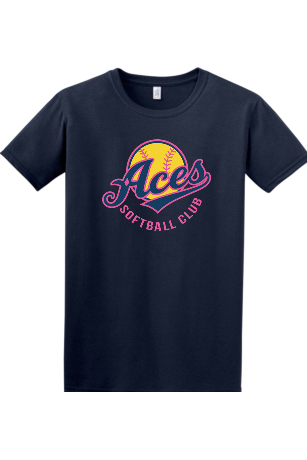 Aces Baseball DTF Softstyle T-Shirt