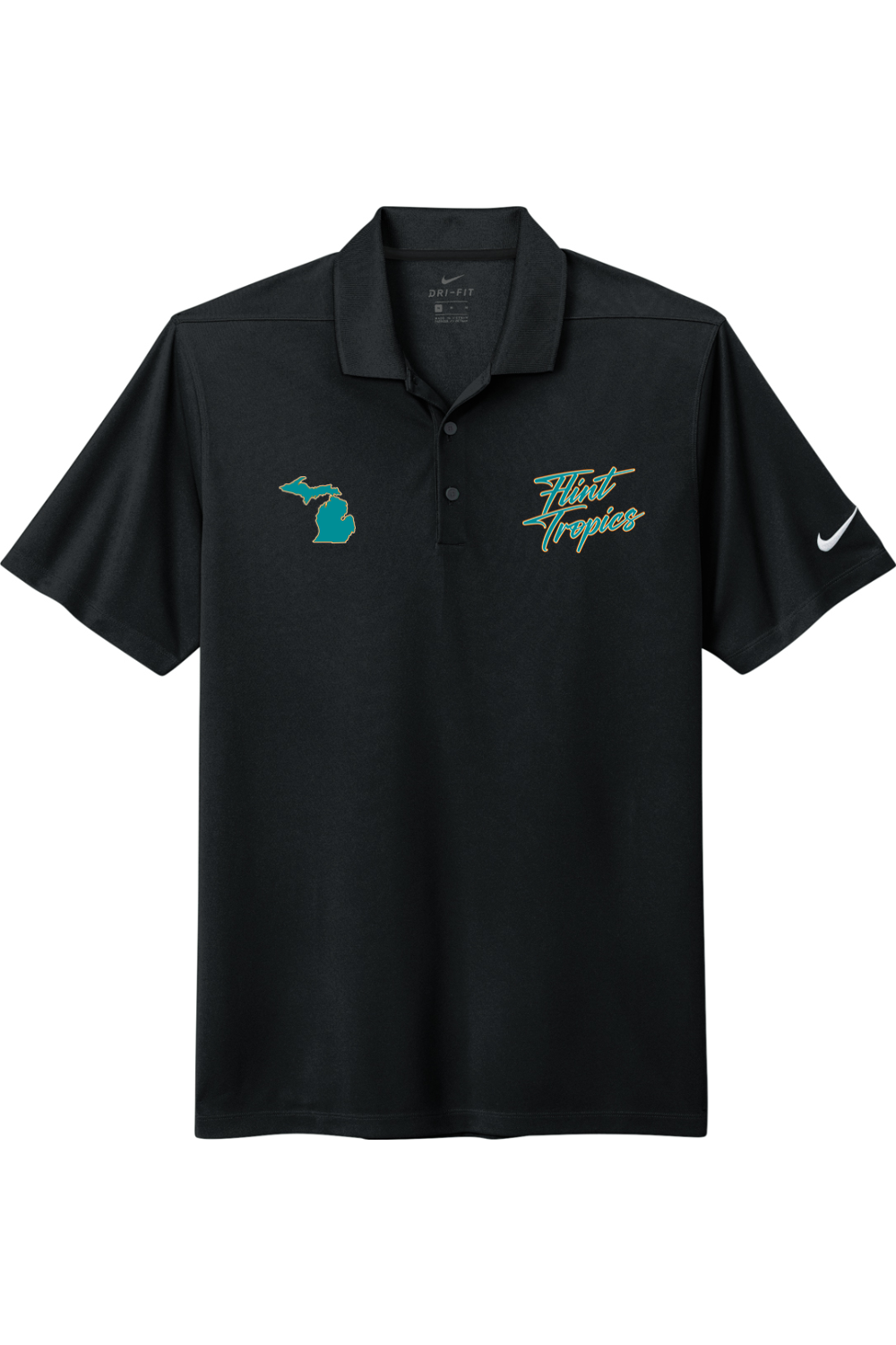 Flint Tropics Wrestling DTF Nike Dri-FIT Micro Pique 2.0 Polo