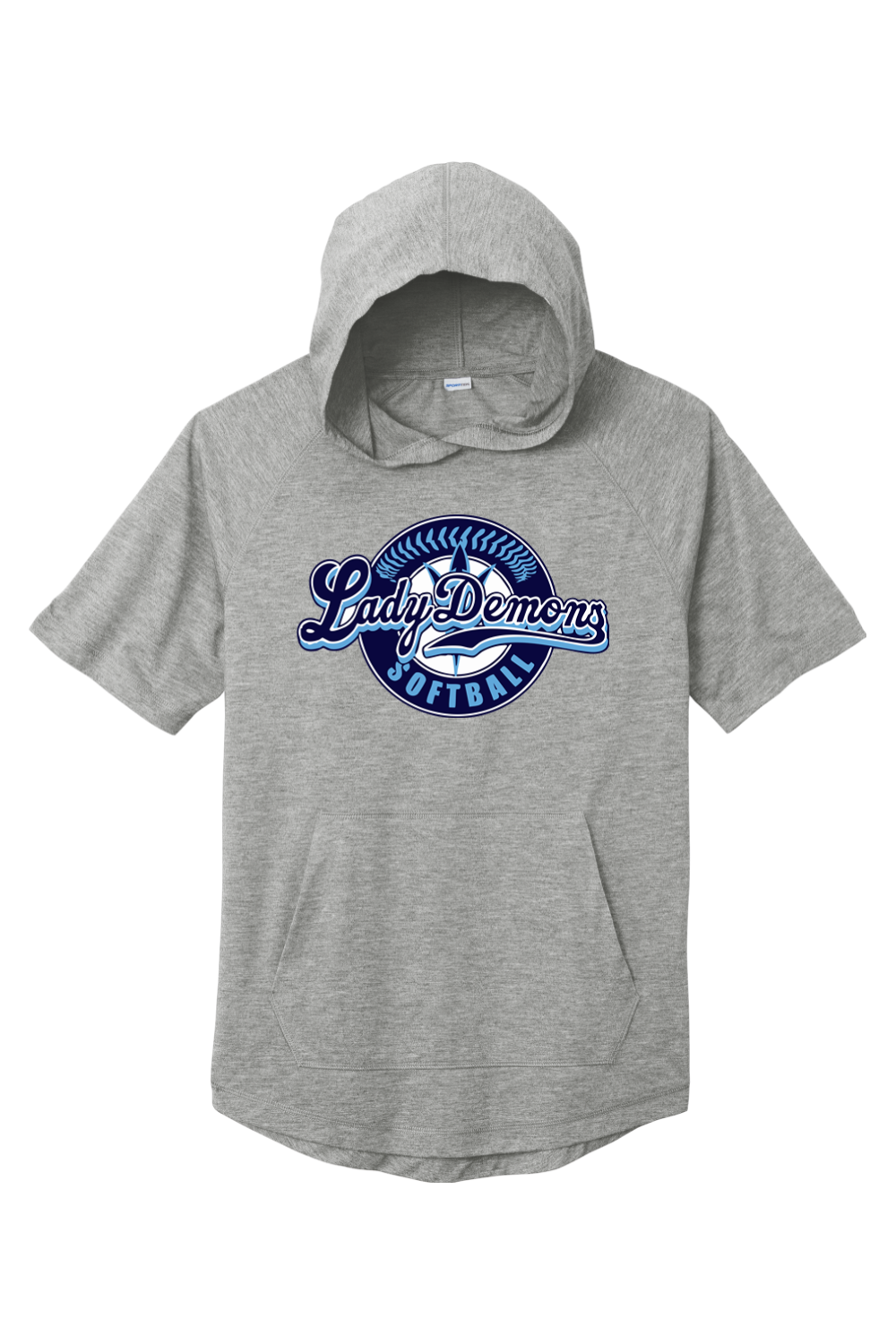 Richmond Lady Demons Tri-Blend Short Sleeve Hoodie