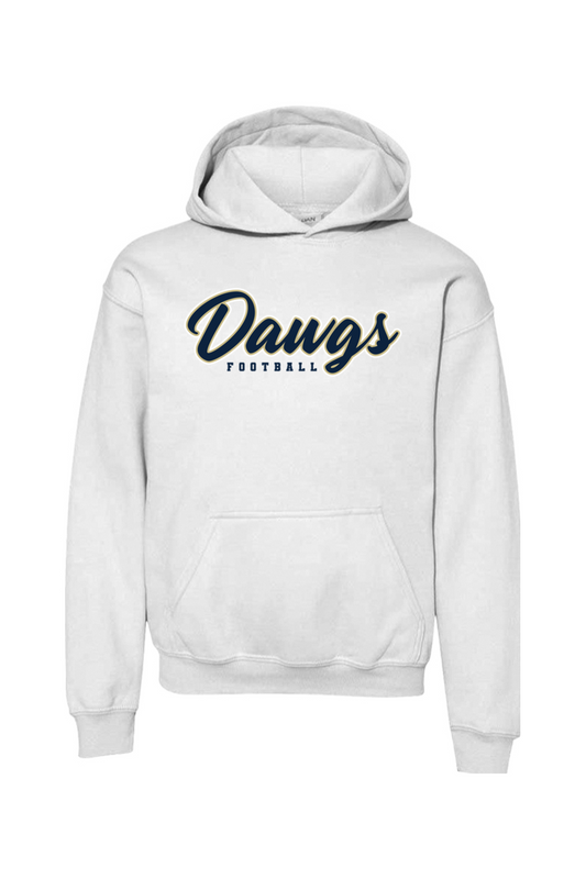Otsego Football Navy Logo Youth Heavy Blend Hooded Sweatshirt