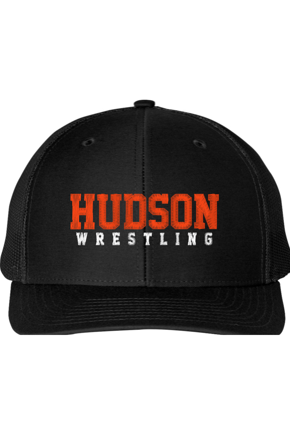 Hudson Wrestling Embroidered Snapback Trucker Cap