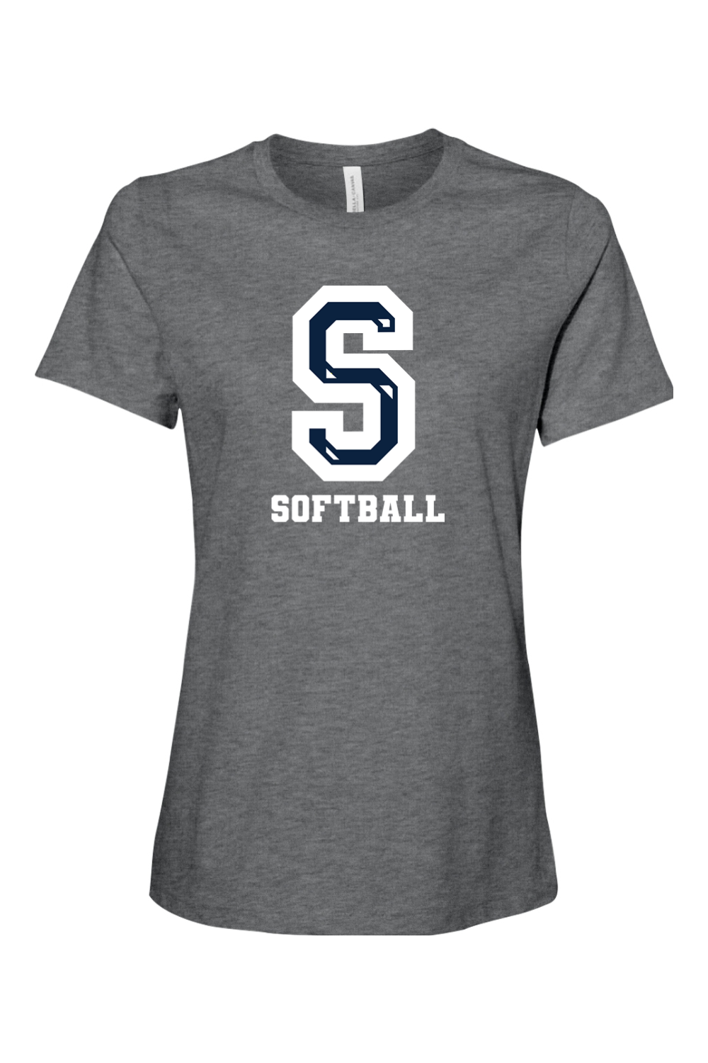 Sluggers Softball Women’s Relaxed Fit Heather CVC Tee