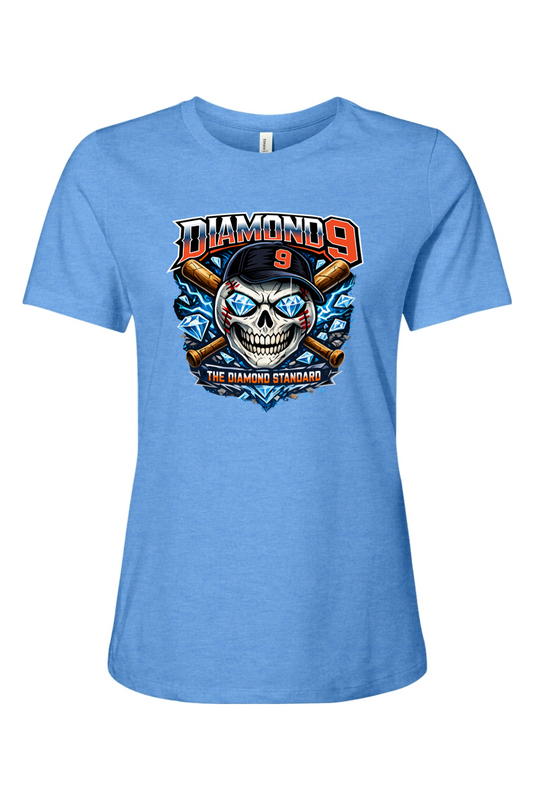 Diamond 9 DTF Women’s Relaxed Jersey Short Sleeve Tee