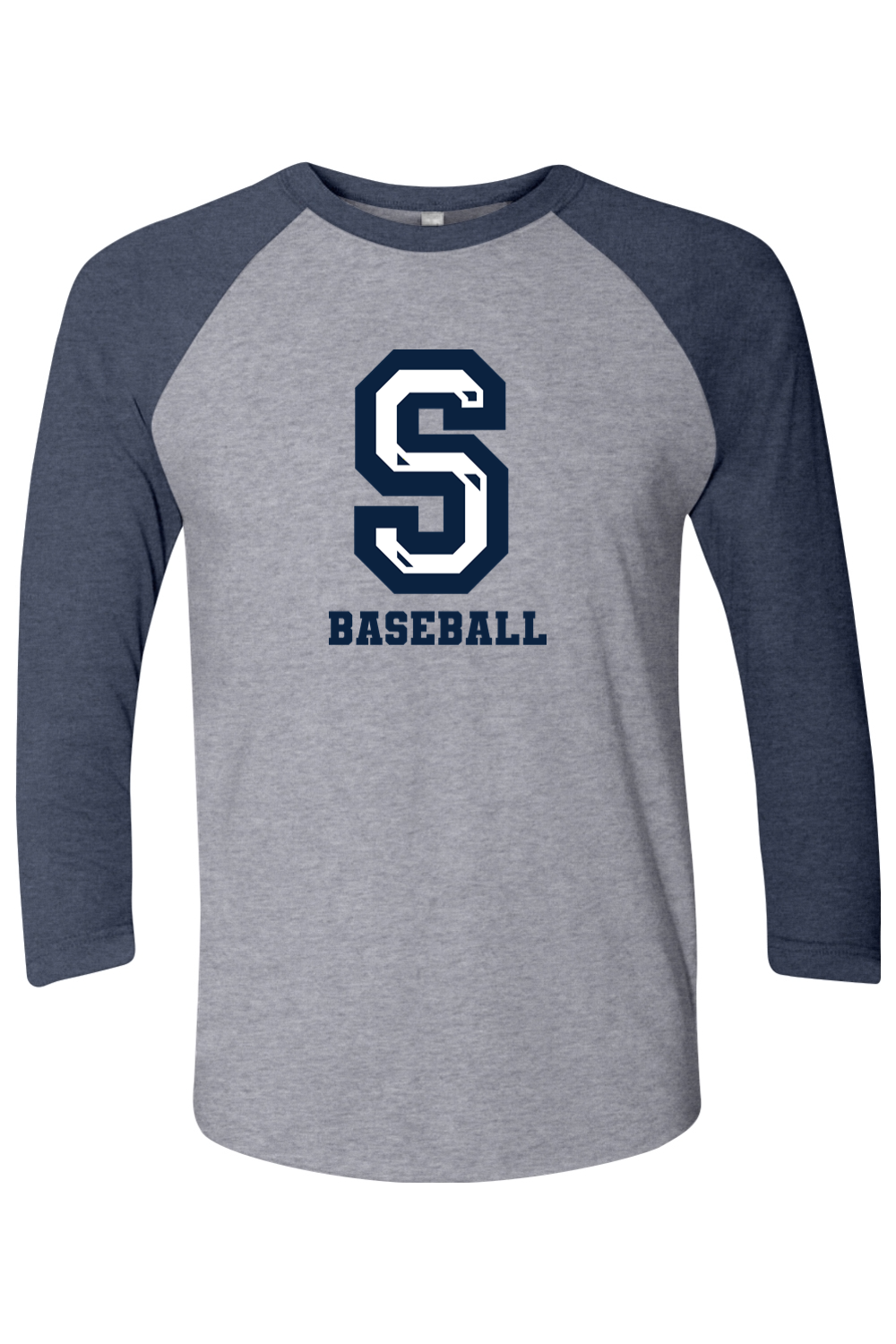 Sluggers Baseball Unisex Three-Quarter Sleeve Raglan Tee