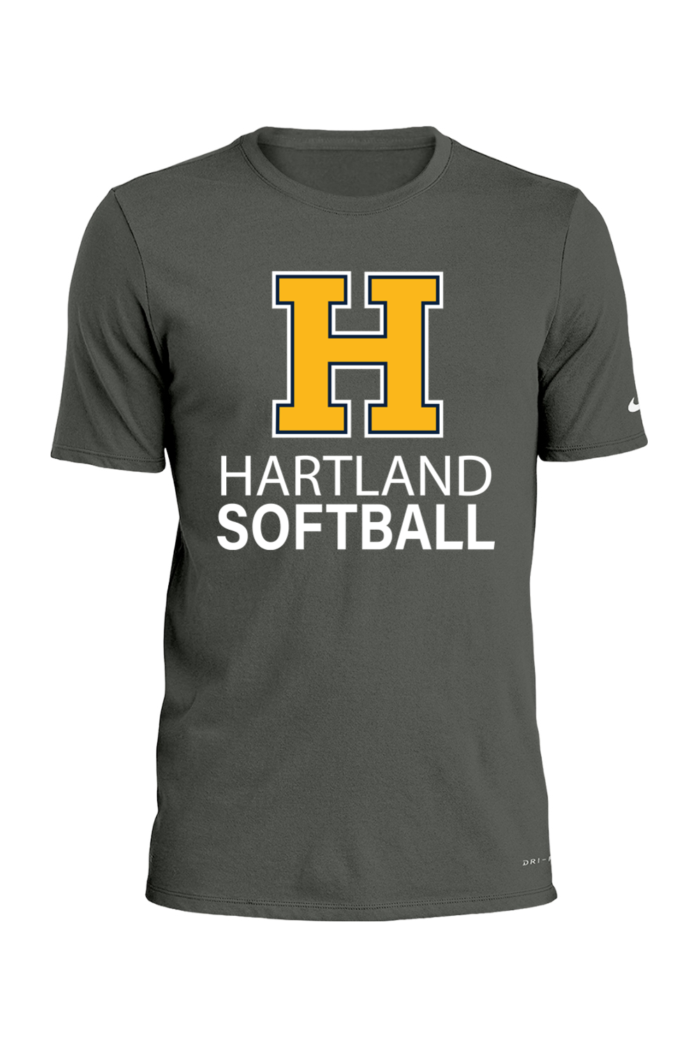Hartland Softball Nike Dri-FIT Cotton/Poly Tee