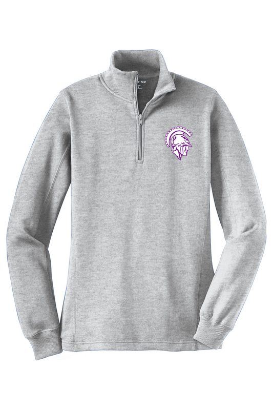 Spartans Football DTF Ladies 1/4-Zip Sweatshirt