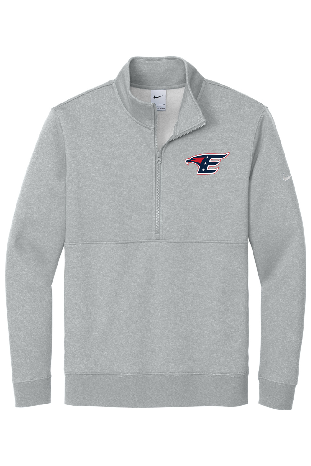 Watervliet Eagles Baseball DTF Nike Club Fleece Sleeve Swoosh 1/2-Zip
