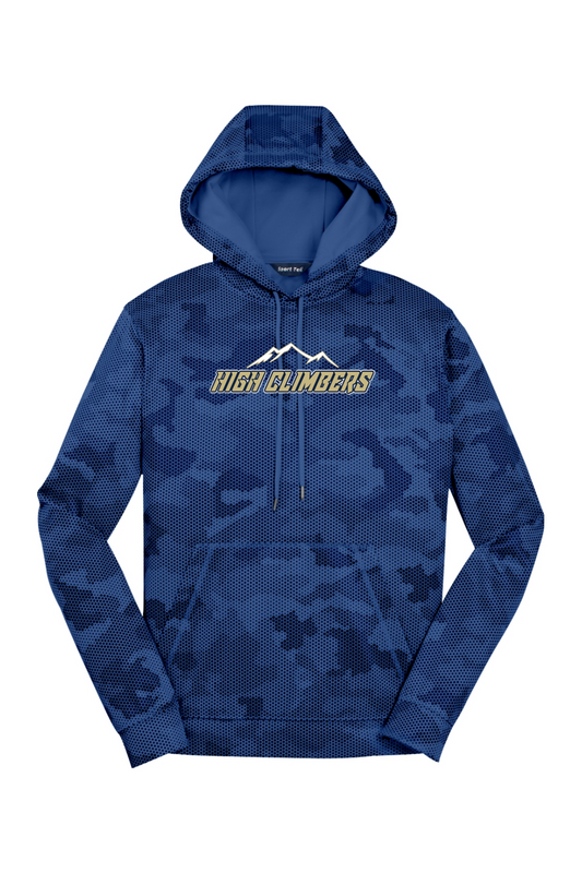 High Climbers Sport-Wick CamoHex Fleece Hooded Pullover