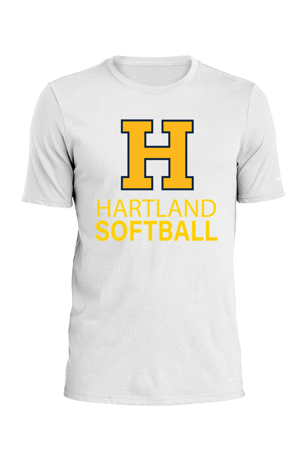 Hartland Softball Nike Dri-FIT Cotton/Poly Tee
