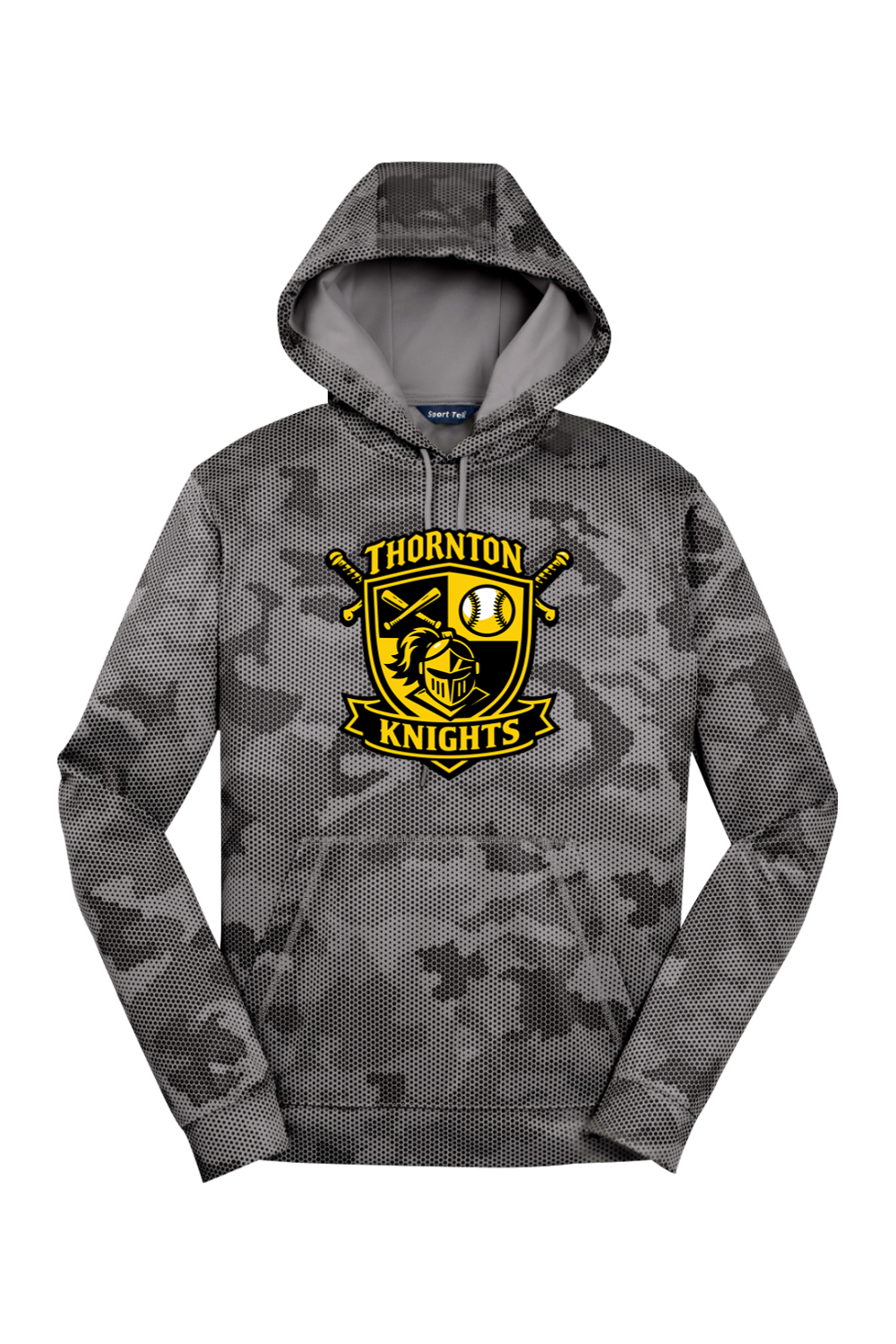 Thornton Knights Sport-Wick CamoHex Fleece Hooded Pullover