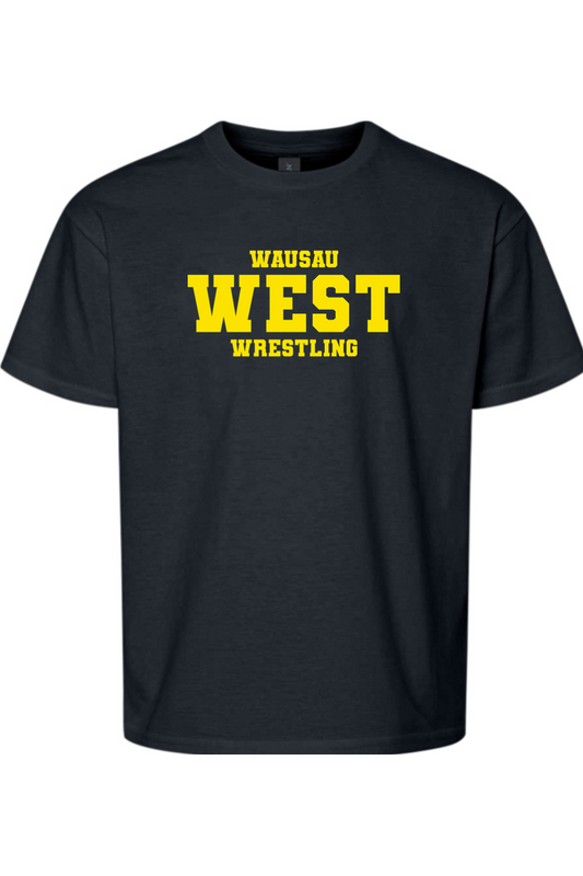 Wausau West Wrestling DTF Youth Softstyle T-Shirt