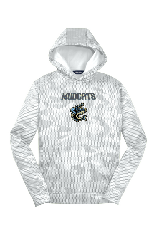 Youth Sport-Tek Sport-Wick CamoHex Fleece Hooded Pullover
