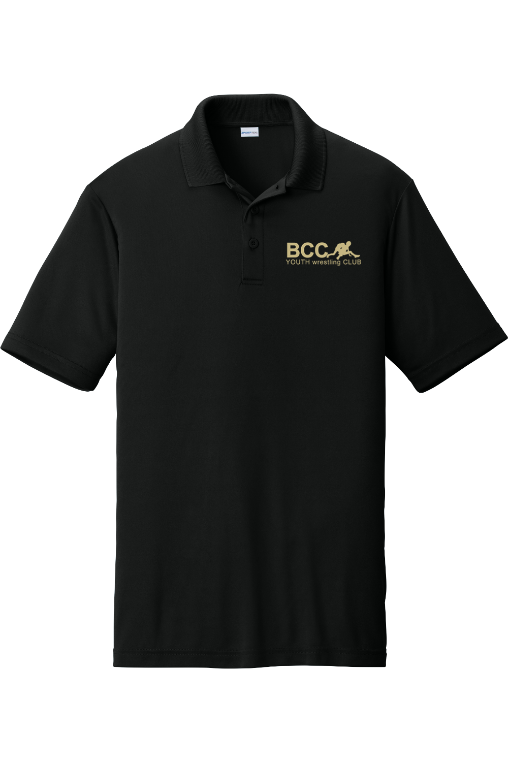 BCC Youth Wrestling DTF PosiCharge Competitor Polo