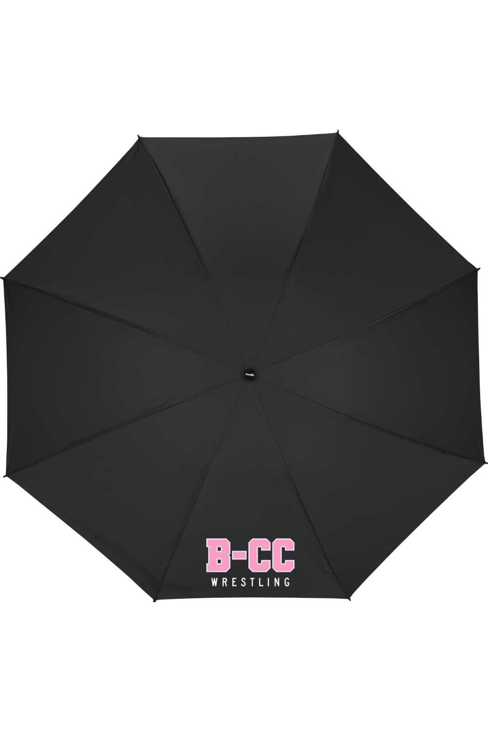 B-CC Wrestling DTF Shed Rain™ UnbelievaBrella® 47" Auto-Open Reverse-Close Compact Umbrella