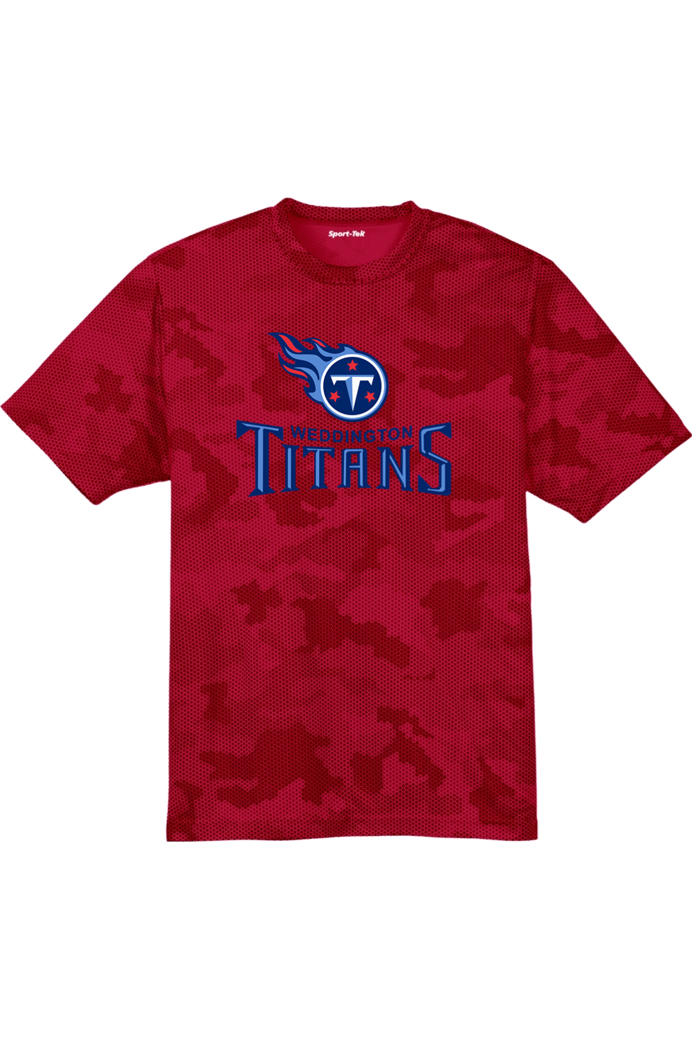 Weddington Titans Football DTF Youth CamoHex Tee