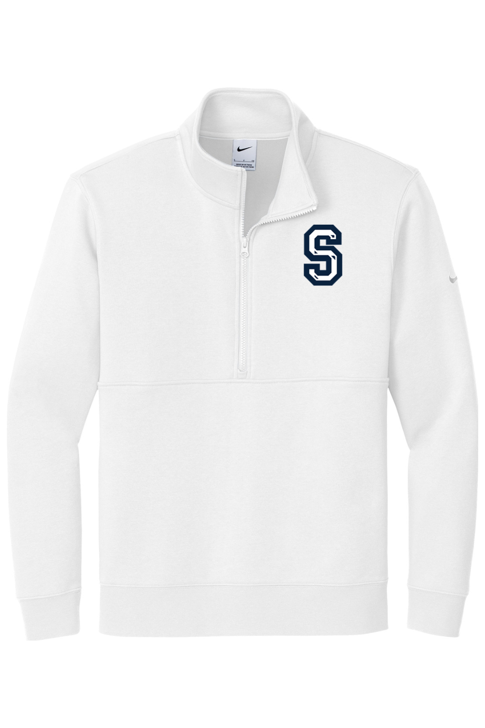 Sluggers Academy DTF Nike Club Fleece Sleeve Swoosh 1/2-Zip
