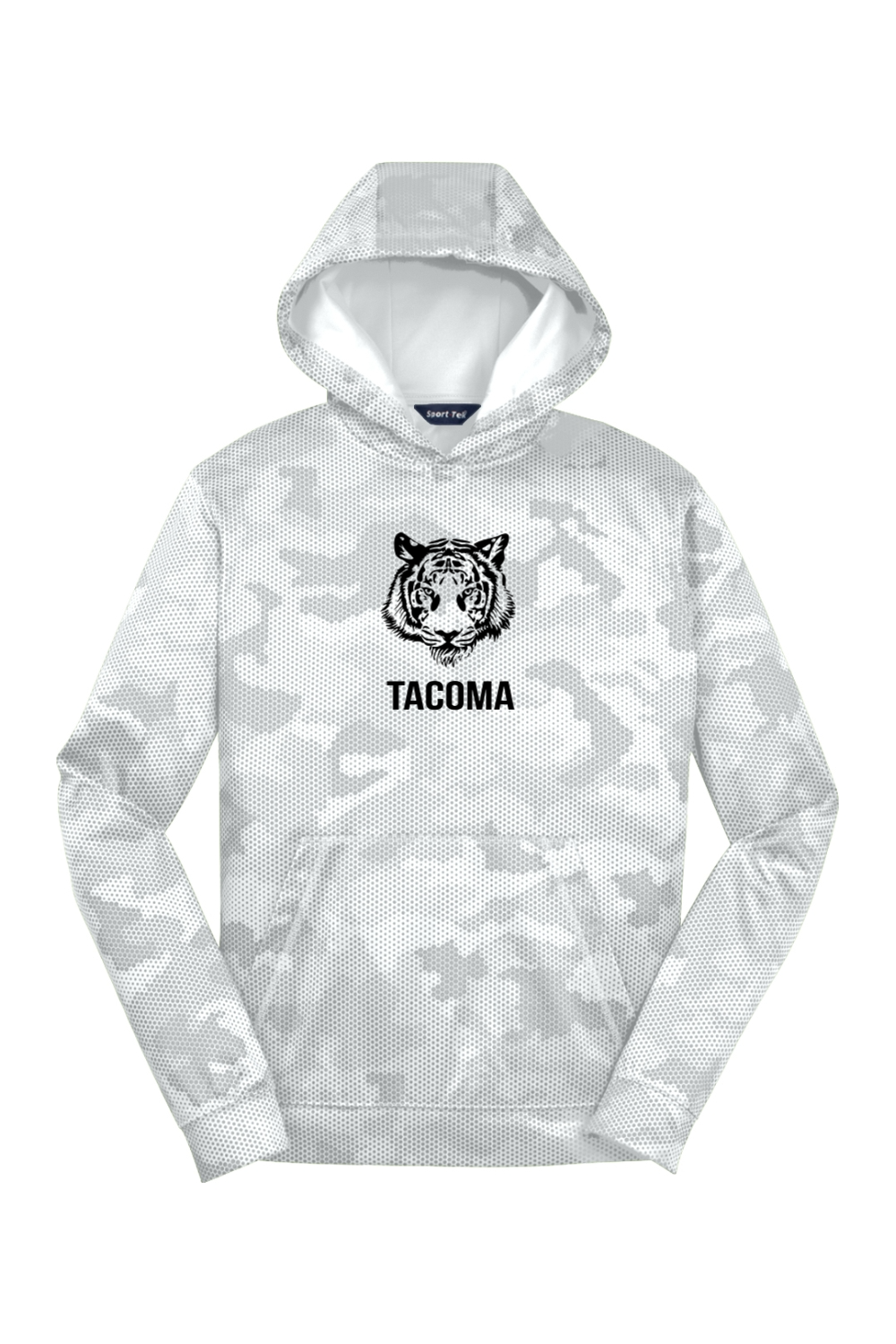 Tacoma Tigers Youth CamoHex Fleece Hooded Pullover