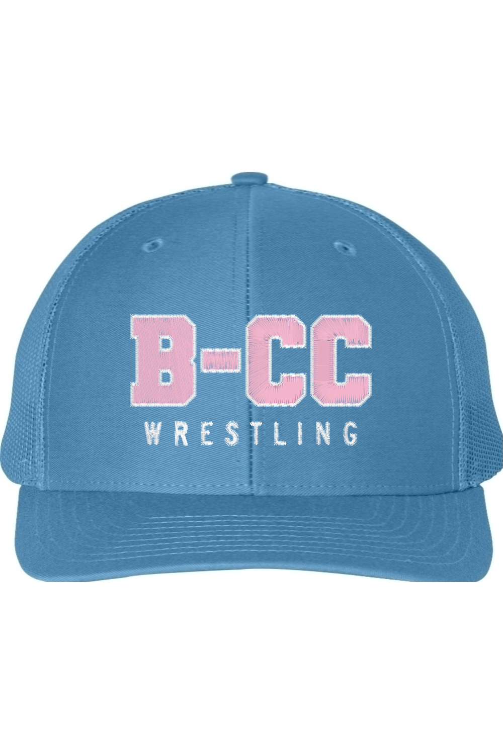 B-CC Wrestling Embroidery Snapback Trucker Cap