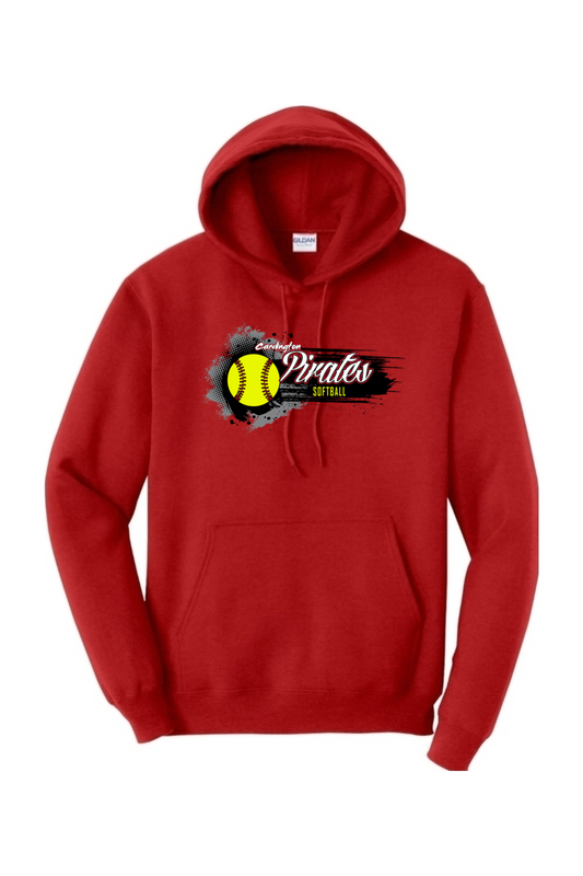 Cardington Pirates Softball DTF Heavy Blend Hooded Sweatshirt