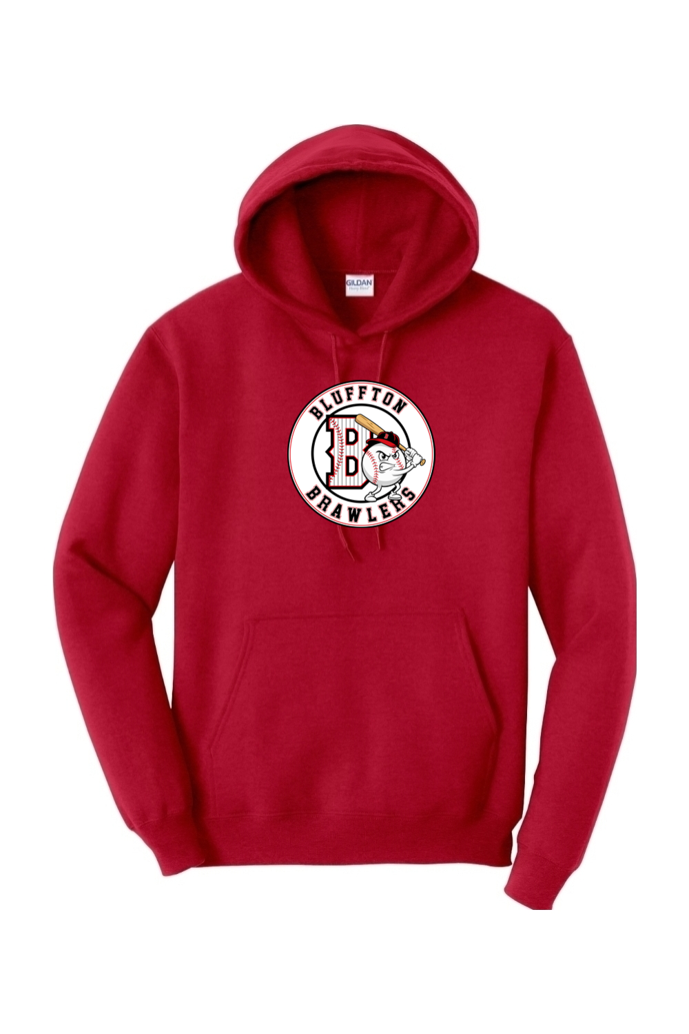 Brawlers Baseball Heavy Blend Hooded Sweatshirt