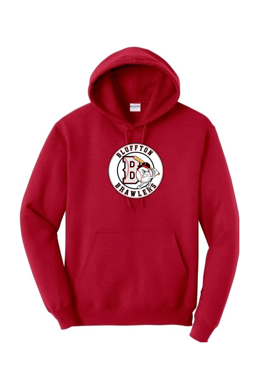 Brawlers Baseball Heavy Blend Hooded Sweatshirt