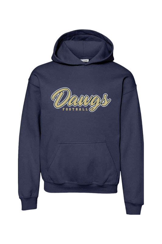 Otsego Football Vegas Logo Youth Heavy Blend Hooded Sweatshirt