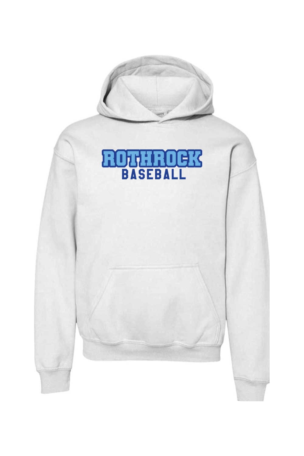 Rothrock Baseball Youth Heavy Blend Hooded Sweatshirt