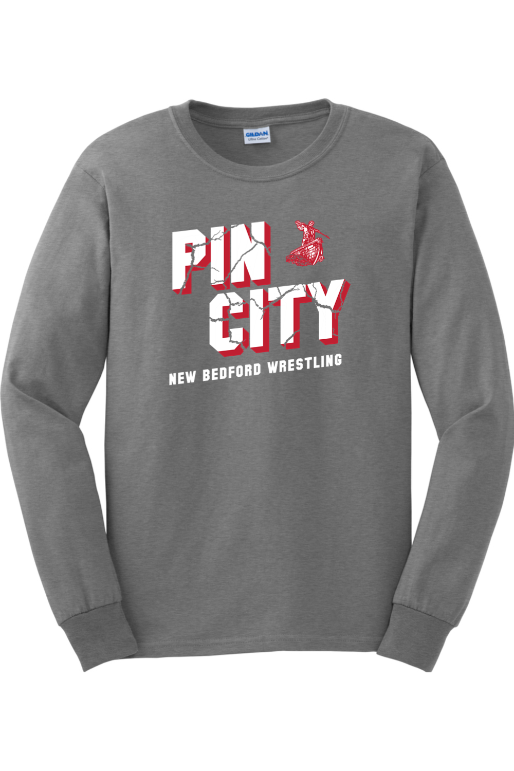 New Bedford Wrestling DTF Ultra Cotton Long Sleeve T-Shirt