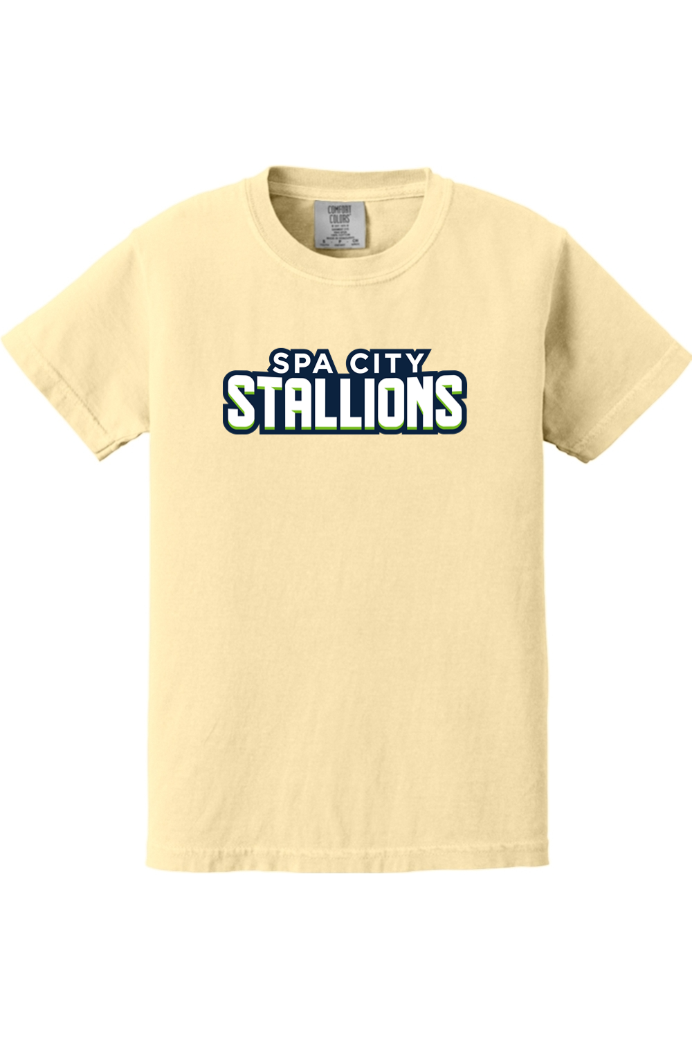 Spa City Stallions DTF Comfort Colors Youth Midweight Ring Spun Tee