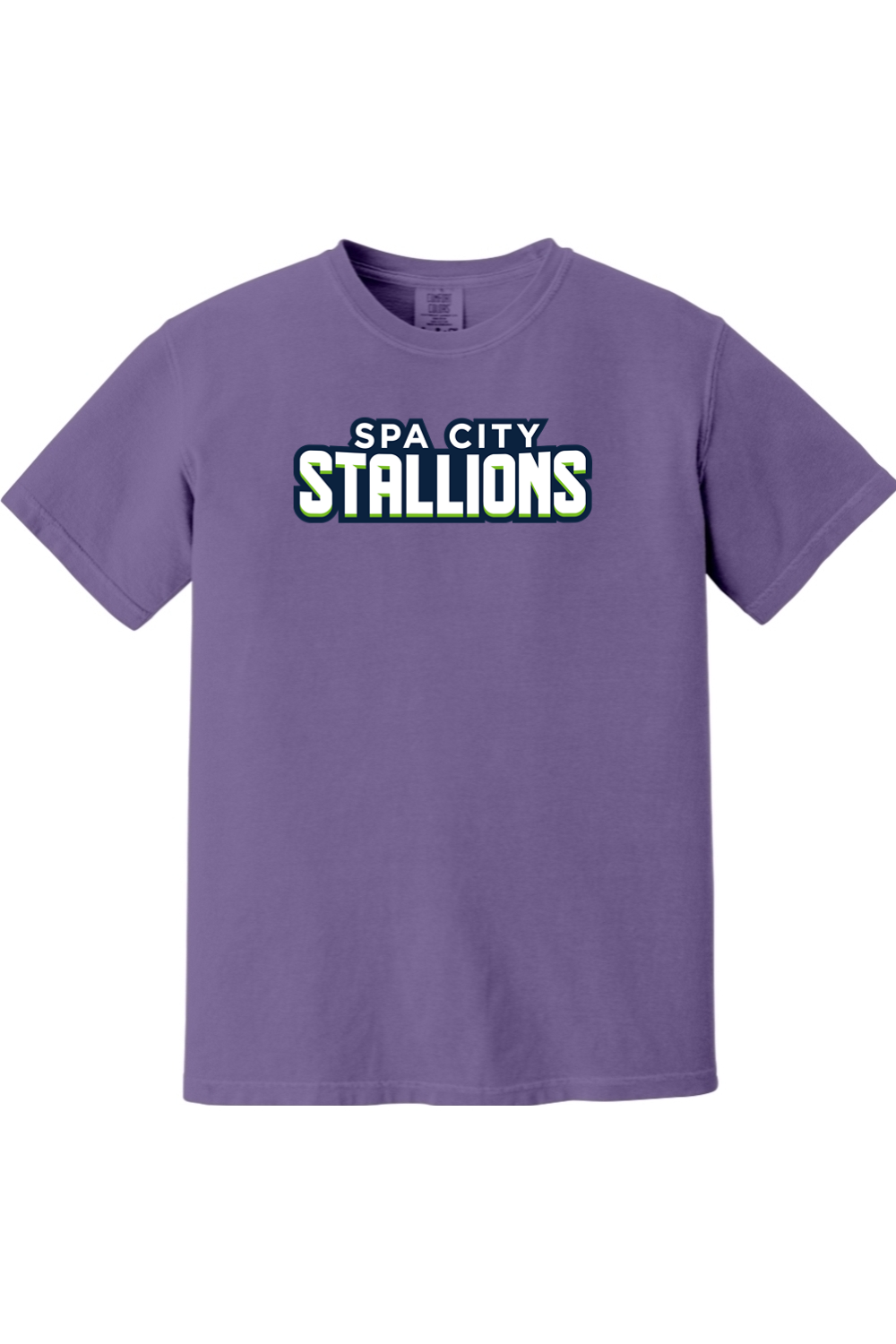 Spa City Stallions DTF Comfort Colors Ringspun Short Sleeve Shirt