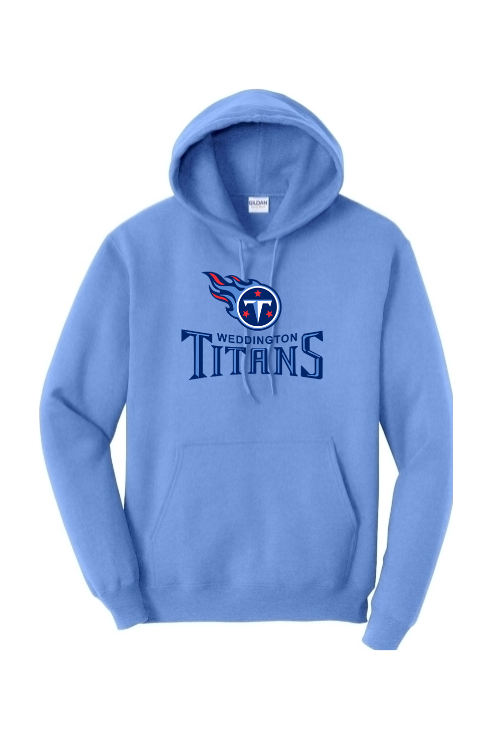 Weddington Titans Football DTF Heavy Blend Hooded Sweatshirt