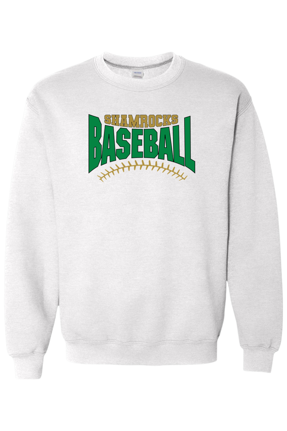 Shamrocks Baseball Heavy Blend Crewneck Sweatshirt