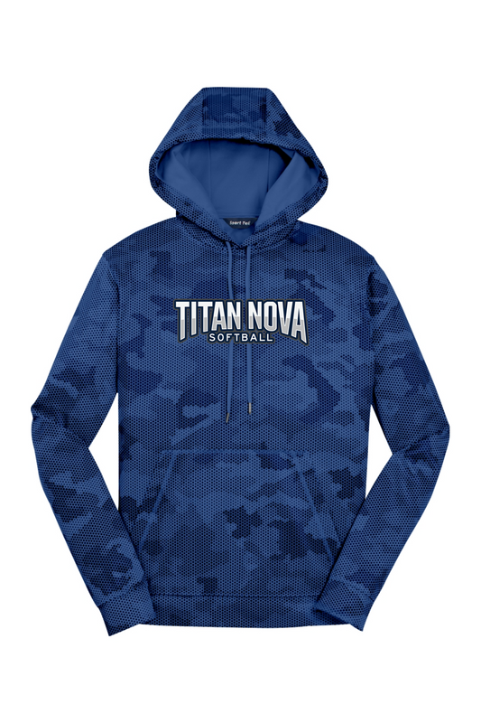 Sport-Tek Sport-Wick CamoHex Fleece Hooded Pullover