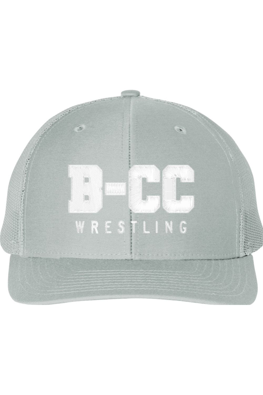 B-CC Wrestling Embroidery Snapback Trucker Cap